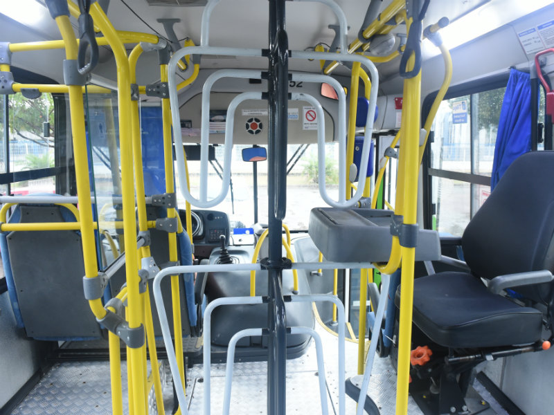 As empresas do Sistema Transcol vão instalar roletas altas em todos os ônibus gradativamente