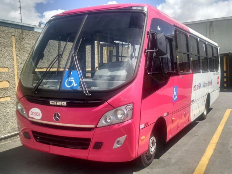 O serviço Mão na Roda atende exclusivamente beneficiários com deficiência motora e conta com 25 micro-ônibus adaptados