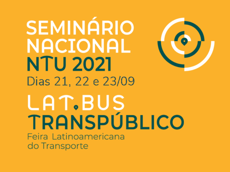 Evento on-line será realizado de 21 a 23 de setembro e discutirá o transporte público coletivo no pós-pandemia. Inscrições para o Seminário Nacional NTU já estão abertas.